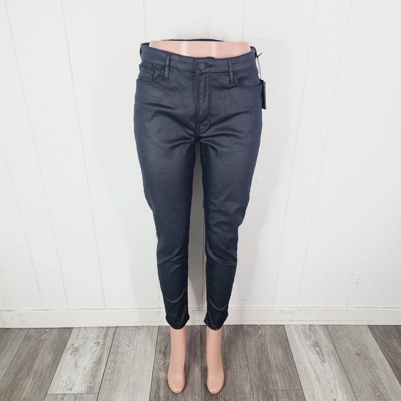 Rising Sun & Co. Women's Black Forever Fit Mid Rise Skinny Jeans Size 31 - Picture 1 of 9